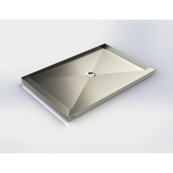 fosk 48'' W 32'' D Rectangular Double Shower Base Wayfair Canada